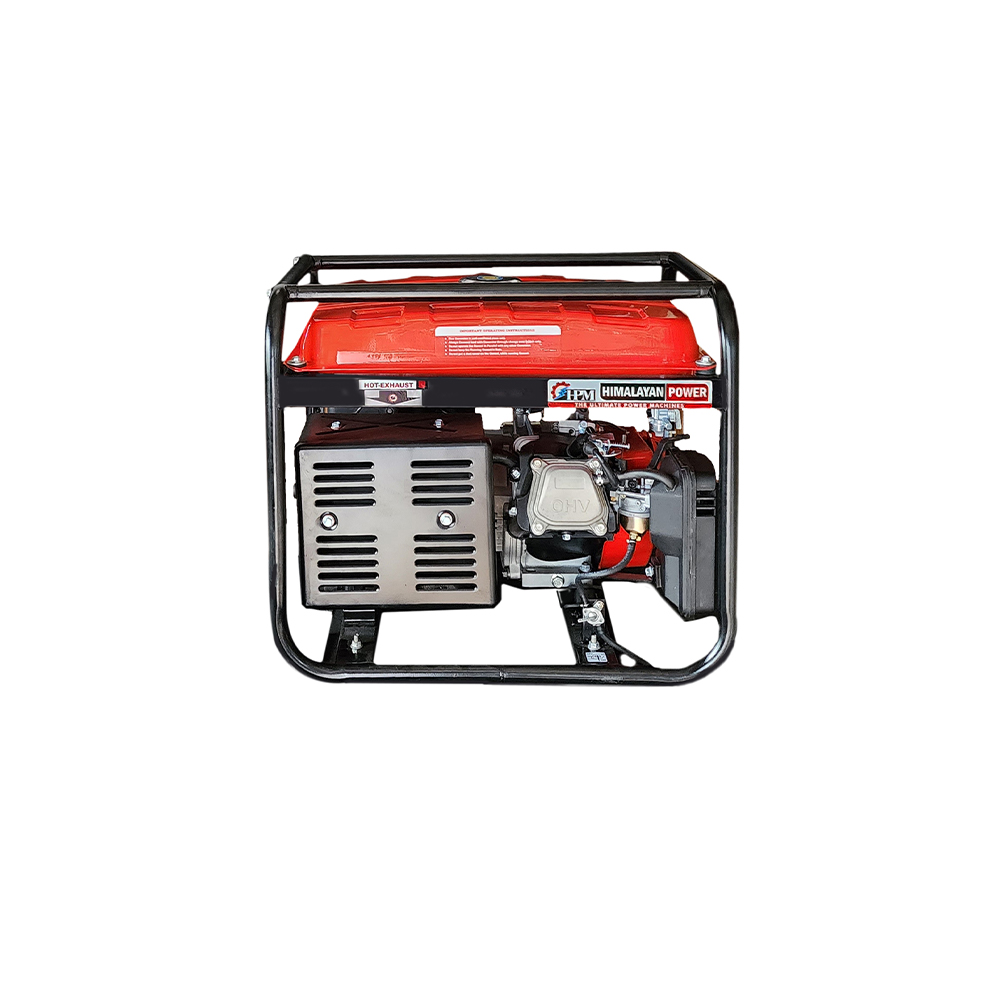 3.2 KVA Portable Light Weight & Powerful Generator, Petrol Run, Recoil Start Model GE-3500R 